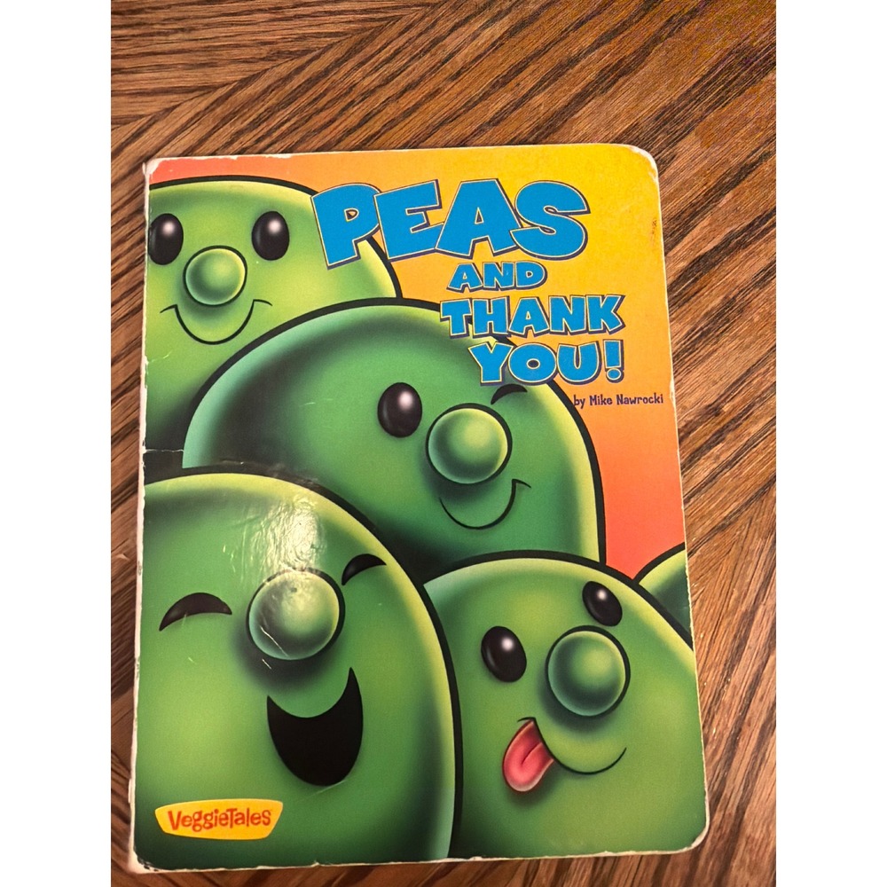 VeggieTales Peas and Thank You! Mike Nawrocki Zonderkidz Board Book Manners 2010
